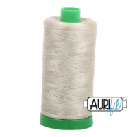 Aurifil 40wt Cotton Mako' 1000m Spool - 5020 - Light Military Green