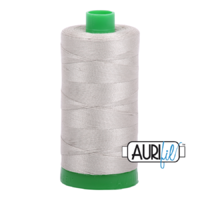 Aurifil 40wt Cotton Mako' 1000m Spool - 5021 - Light Grey