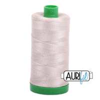 Aurifil 40wt Cotton Mako' 1000m Spool - 6711 - Pewter