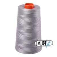 Aurifil 50wt Cotton Mako' 5900m Cone - 2620 - Stainless Steel