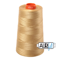 Aurifil 50wt Cotton Mako' 5900m Cone - 2920 - Light Brass