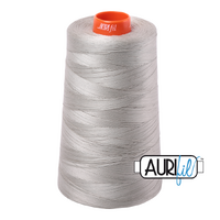 Aurifil 50wt Cotton Mako' 5900m Cone - 5021 - Light Grey