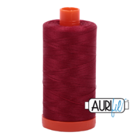 Aurifil 50wt Cotton Mako' 1300m Spool - 1103 - Burgundy