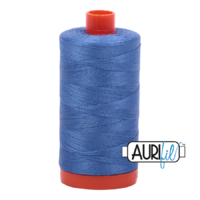 Aurifil 50wt Cotton Mako' 1300m Spool - 1128 - Light Blue Violet