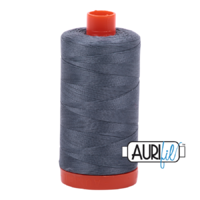 Aurifil 50wt Cotton Mako' 1300m Spool - 1246 - Dark Grey