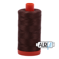 Aurifil 50wt Cotton Mako' 1300m Spool - 1285 - Medium Bark