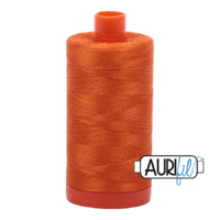 Aurifil 50wt Cotton Mako' 1300m Spool - 2150 - Pumpkin