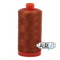 Aurifil 50wt Cotton Mako' 1300m Spool - 2155 - Cinnamon