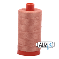 Aurifil 50wt Cotton Mako' 1300m Spool - 2215 - Peach