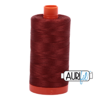 Aurifil 50wt Cotton Mako' 1300m Spool - 2355 - Rust