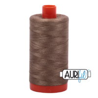 Aurifil 50wt Cotton Mako' 1300m Spool - 2370 - Sandstone