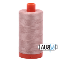 Aurifil 50wt Cotton Mako' 1300m Spool - 2375 - Light Antique Blush