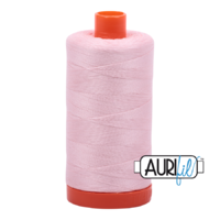 Aurifil 50wt Cotton Mako' 1300m Spool - 2410 - Pale Pink