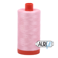 Aurifil 50wt Cotton Mako' 1300m Spool - 2423 - Baby Pink