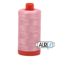Aurifil 50wt Cotton Mako' 1300m Spool - 2437 - Light Peony