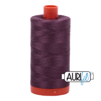 Aurifil 50wt Cotton Mako' 1300m Spool - 2568 - Mulberry