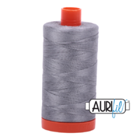 Aurifil 50wt Cotton Mako' 1300m Spool - 2605 - Grey