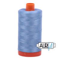 Aurifil 50wt Cotton Mako' 1300m Spool - 2720 - Light Delft Blue