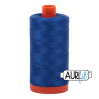 Aurifil 50wt Cotton Mako' 1300m Spool - 2735 - Medium Blue