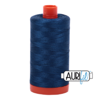 Aurifil 50wt Cotton Mako' 1300m Spool - 2783 - Medium Delft Blue