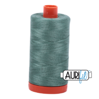 Aurifil 50wt Cotton Mako' 1300m Spool - 2850 - Medium Juniper