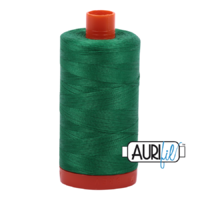 Aurifil 50wt Cotton Mako' 1300m Spool - 2870 - Green