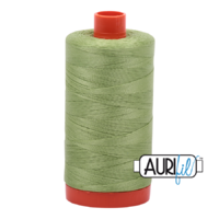 Aurifil 50wt Cotton Mako' 1300m Spool - 2882 - Light Green
