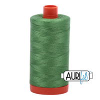 Aurifil 50wt Cotton Mako' 1300m Spool - 2884 - Green Yellow