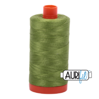 Aurifil 50wt Cotton Mako' 1300m Spool - 2888 - Fern Green