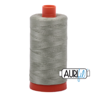 Aurifil 50wt Cotton Mako' 1300m Spool - 2902 - Light Laurel Green