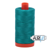 Aurifil 50wt Cotton Mako' 1300m Spool - 4093 - Jade