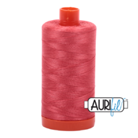 Aurifil 50wt Cotton Mako' 1300m Spool - 5002 - Medium Red