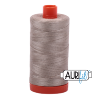 Aurifil 50wt Cotton Mako' 1300m Spool - 5011 - Rope Beige