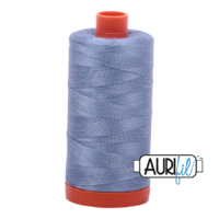 Aurifil 50wt Cotton Mako' 1300m Spool - 6720 - Slate