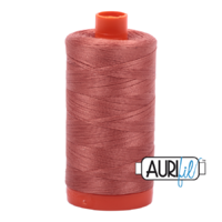 Aurifil 50wt Cotton Mako' 1300m Spool - 6728 - Cinnabar